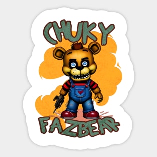 Chuky Fazbear Sticker